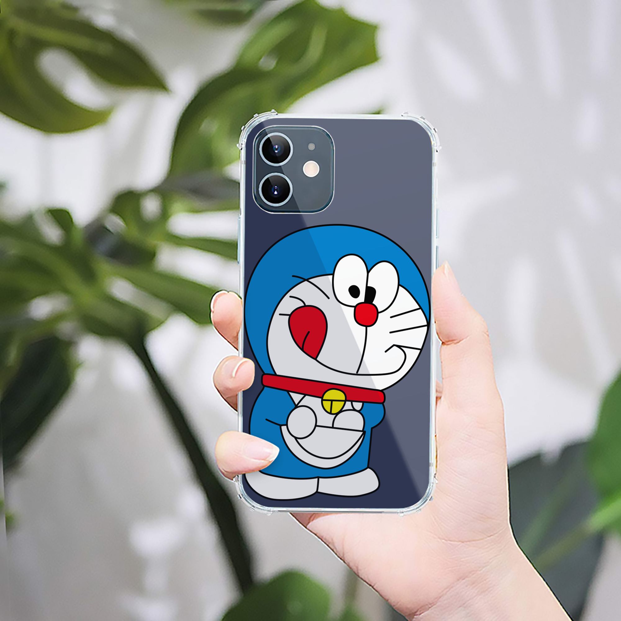 （画像用） ドラえもん Doraemon 【iPhone 12シリーズ対応】透明スマホケース（クリアソフトケース）